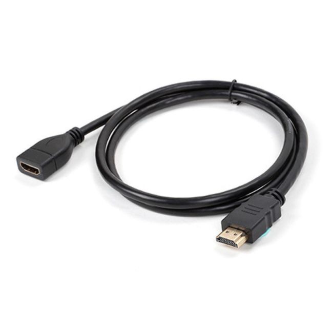 Câble haute définition étendu HDMI public vers femelle