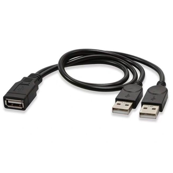 Câble de données USB étendu USB 2.0 2 en 1